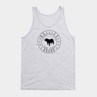 Bullies Brand logo 2 Blk Tank Top